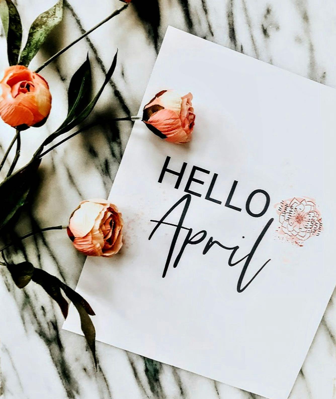 Happy April!!! New months, new beginnings.
