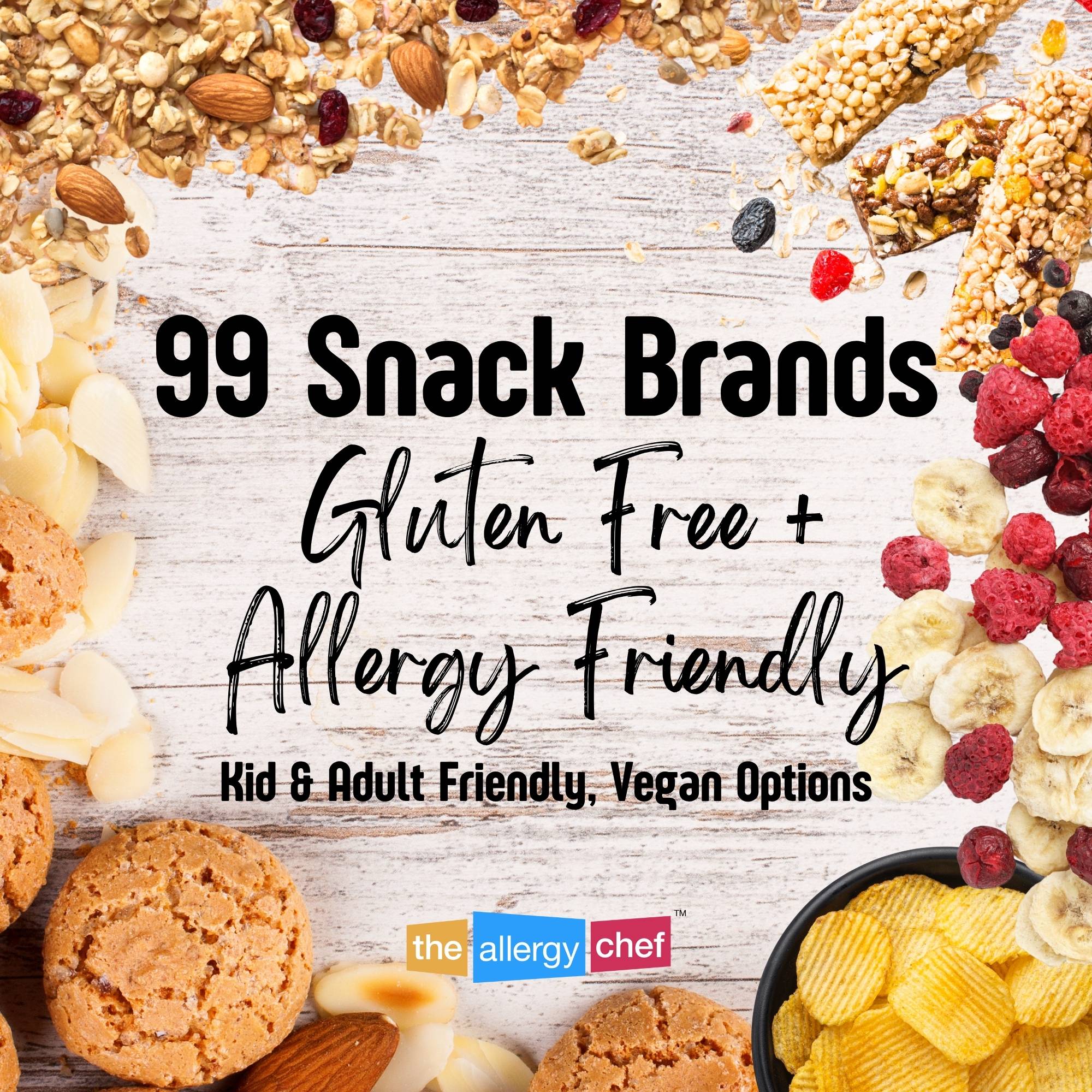 Gluten Free and Allergy Friendly Snack Brands by The Allergy Chef