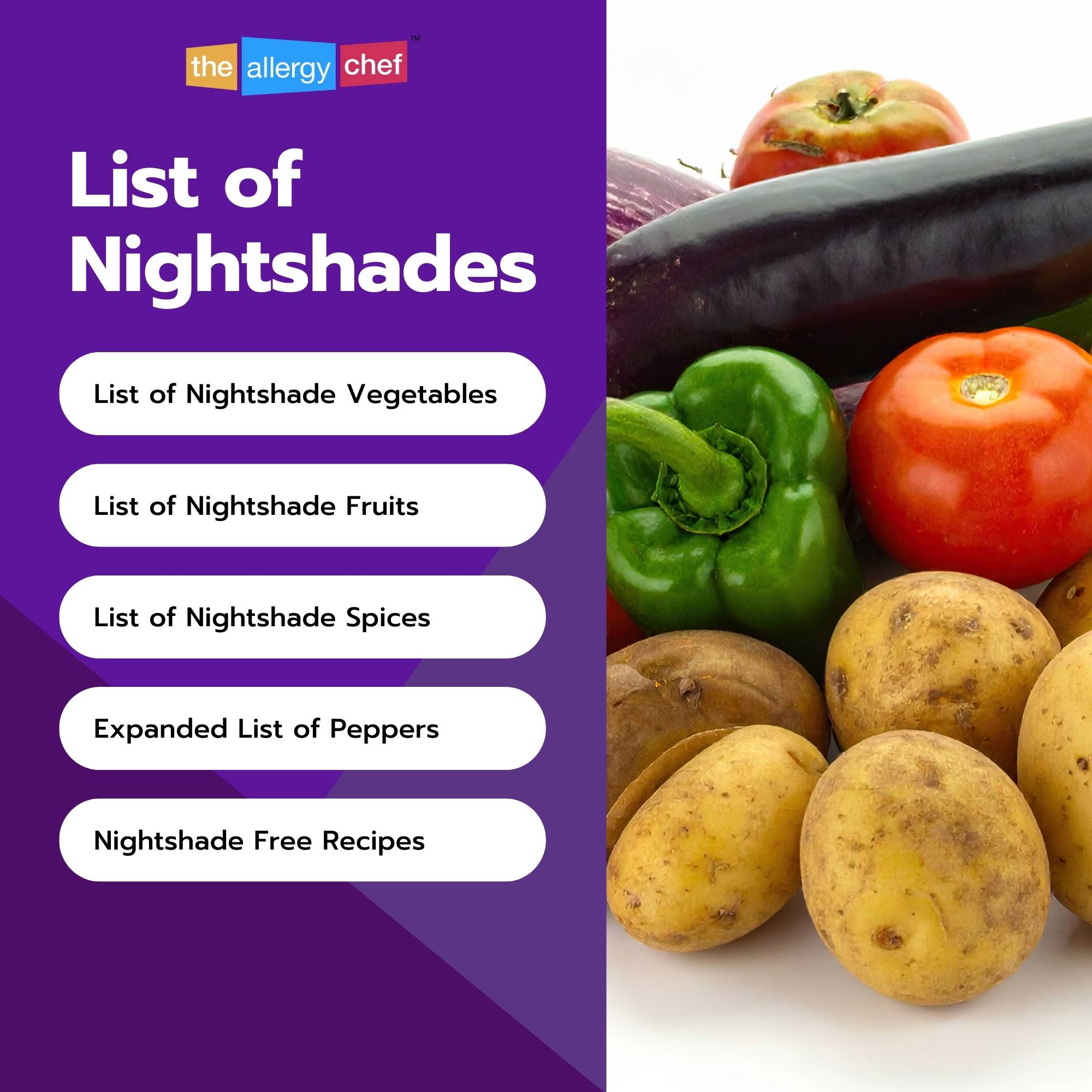 List of Nightshades: Fruits, Vegetables, Spices