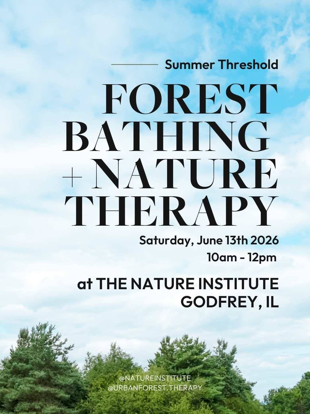 Summer Threshold Forest Bathing