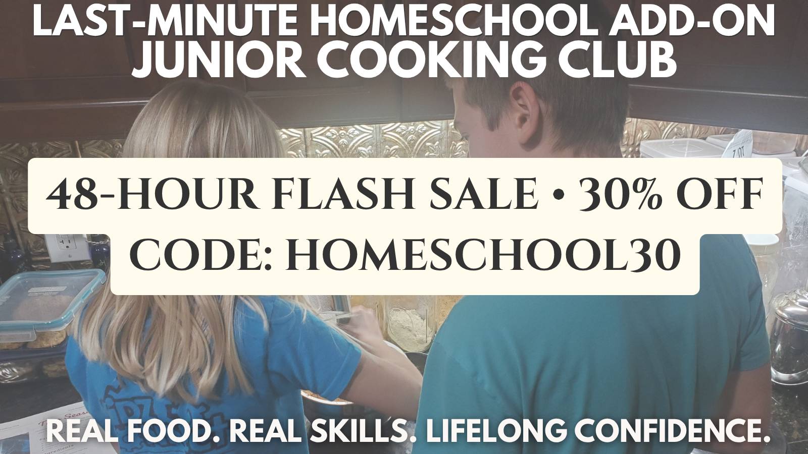 flash sale junior cooking club