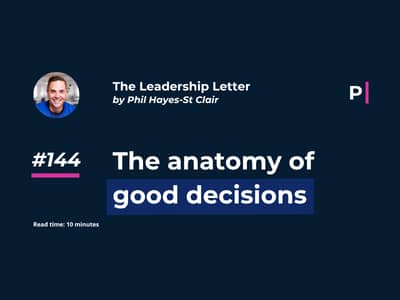 The Anatomy of Good Decisions