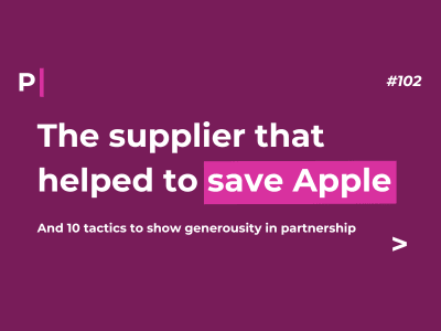 The Supplier that helped to save Apple