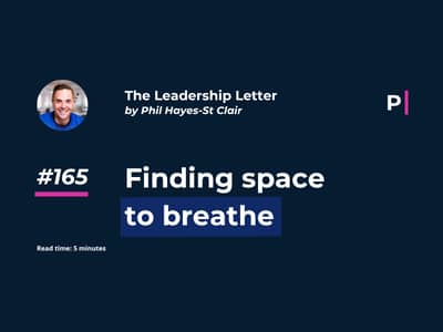 Finding space to breathe