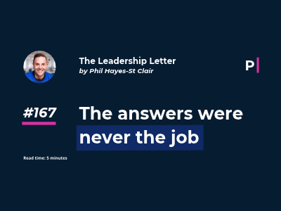 The big problem with how you lead