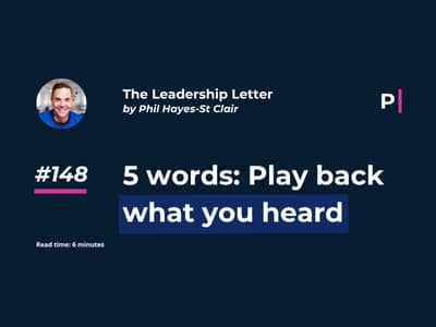 Play back what you heard