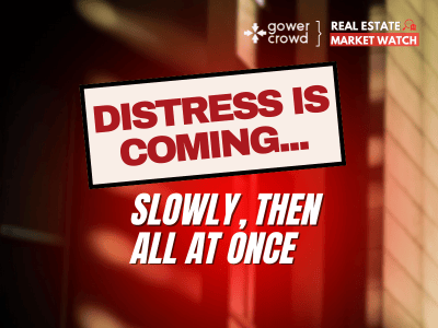 distress is coming slowly - then all at once.