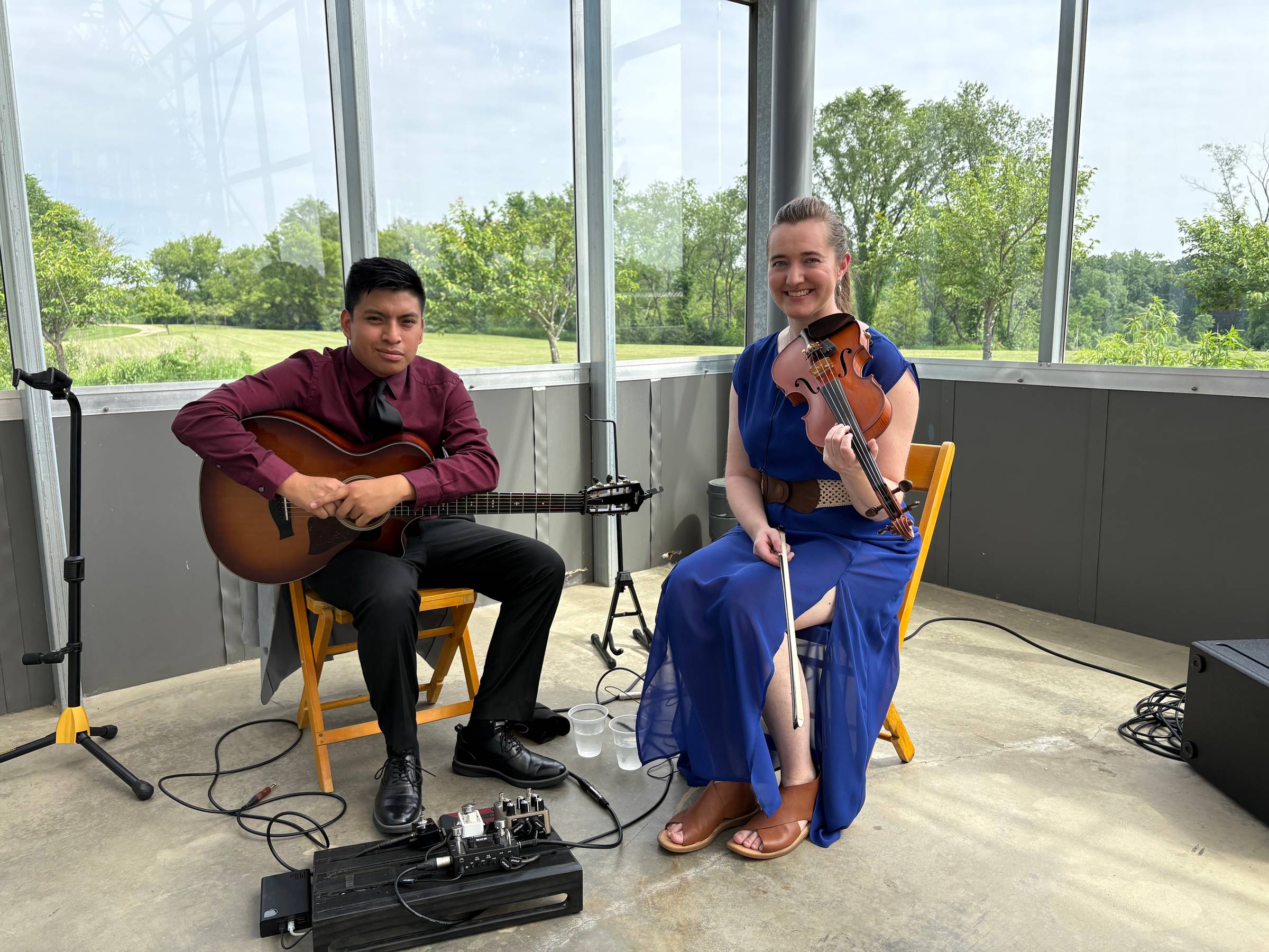 Shannon Lee ready to play a wedding ceremony