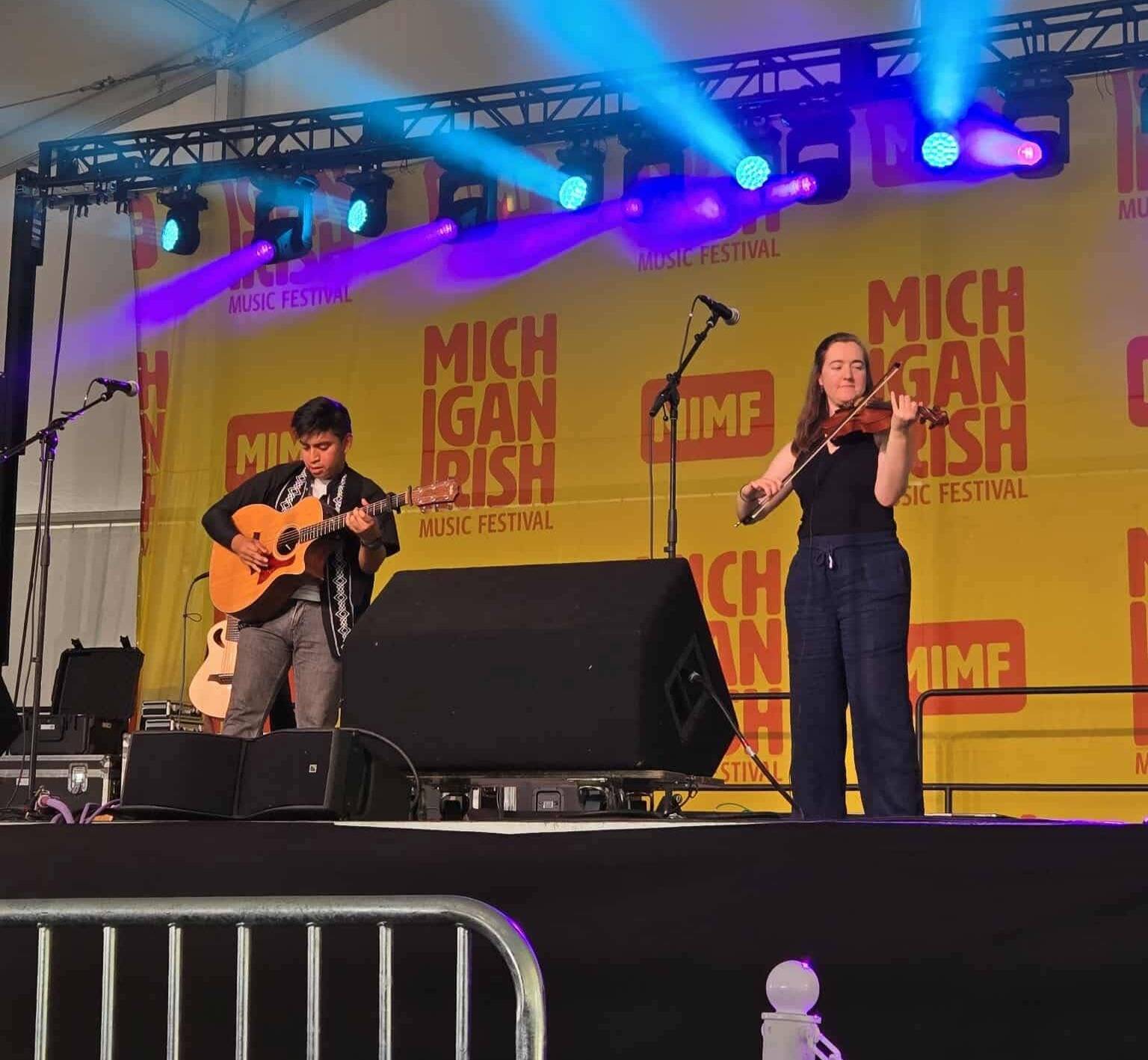 Shannon Lee plays at Michigan Irish Music Festival 2025