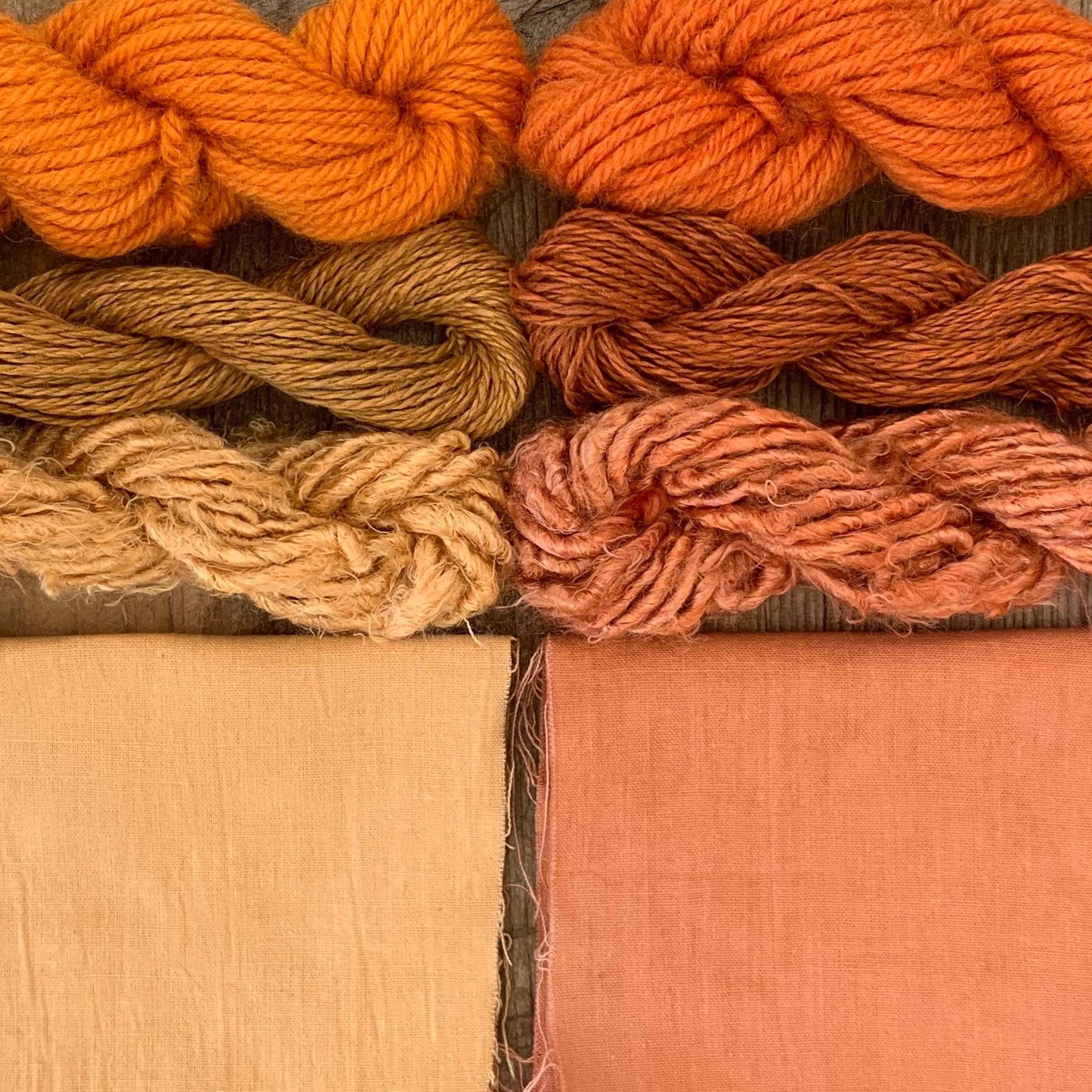 Naturally dyed with coreopsis