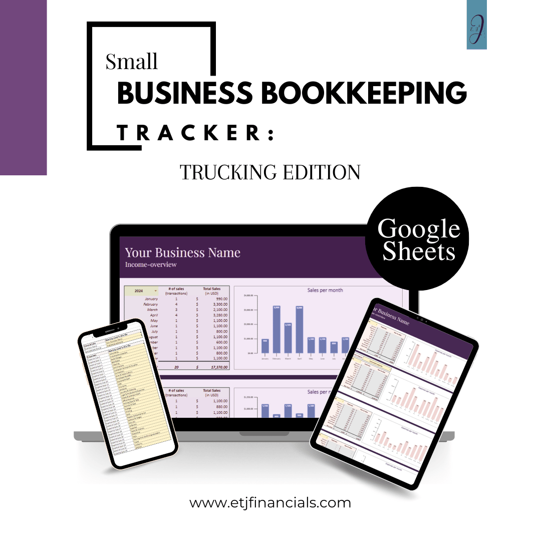 Small Business Bookkeeping Tracker: Trucking Edition