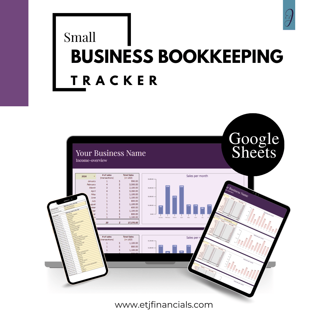 Small Business Bookkeeping Tracker