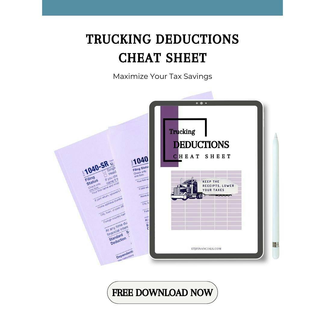 Trucking Deductions Cheat Sheet