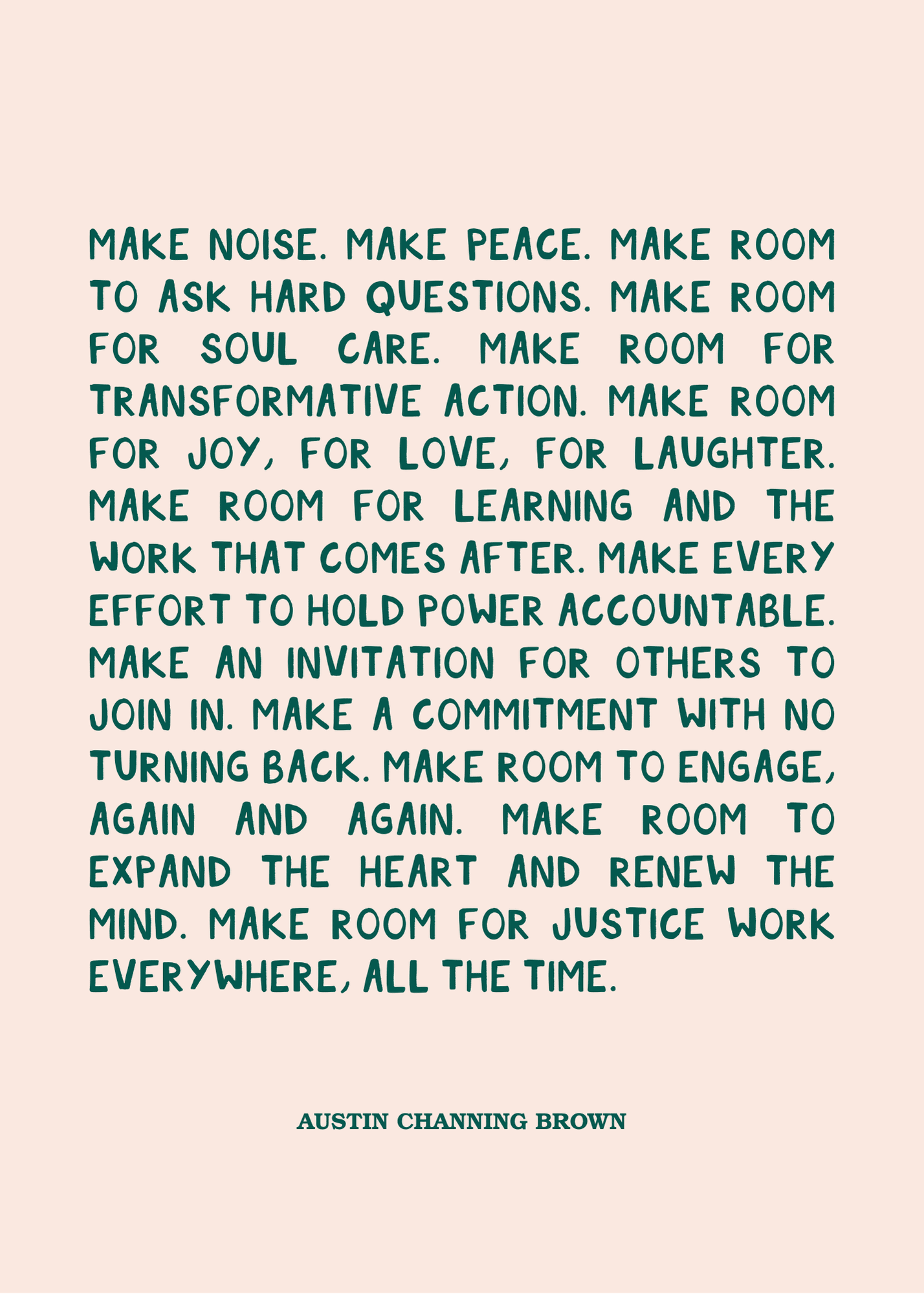 Make Noise Poster (light)