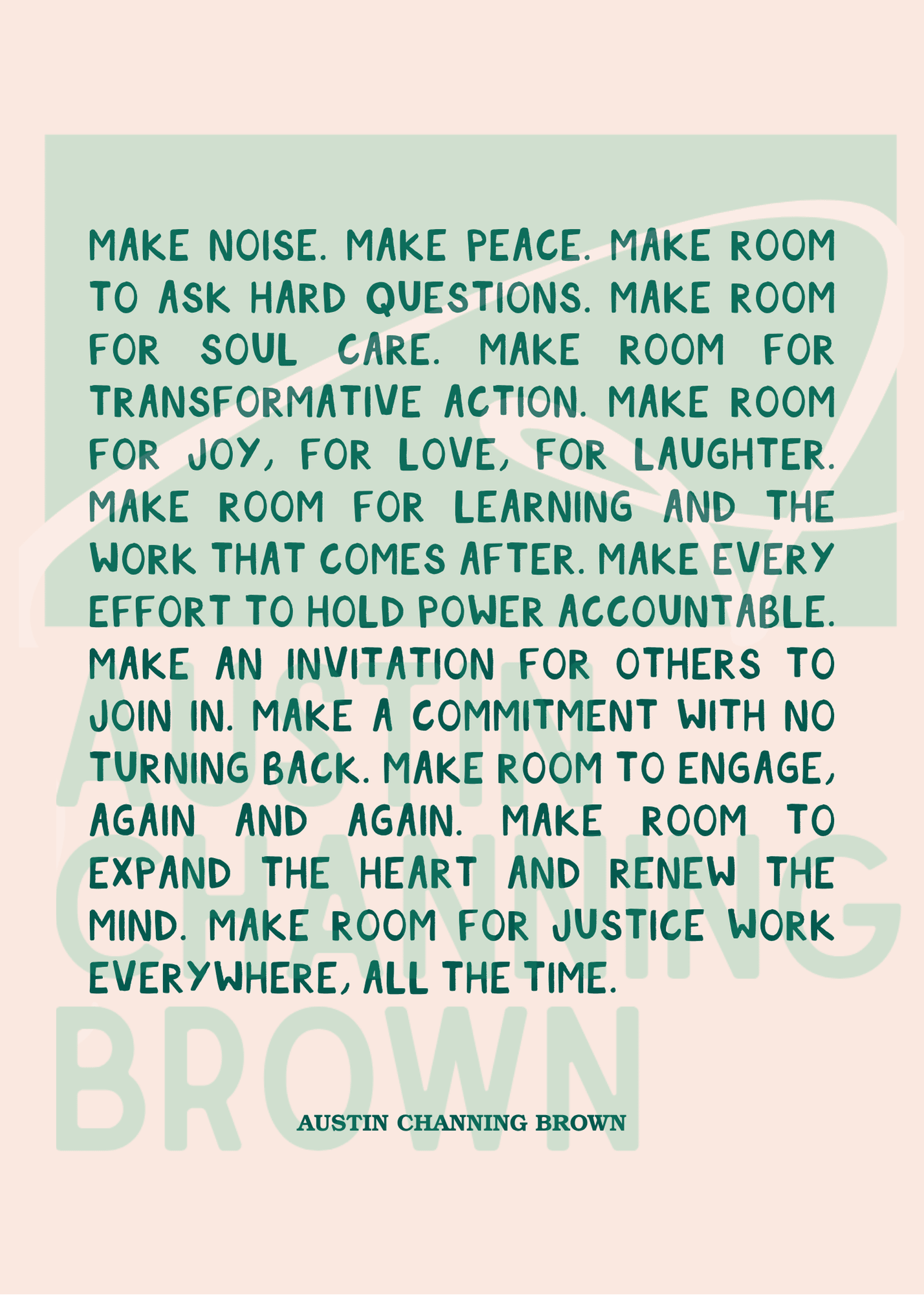 Make Noise Poster (light)