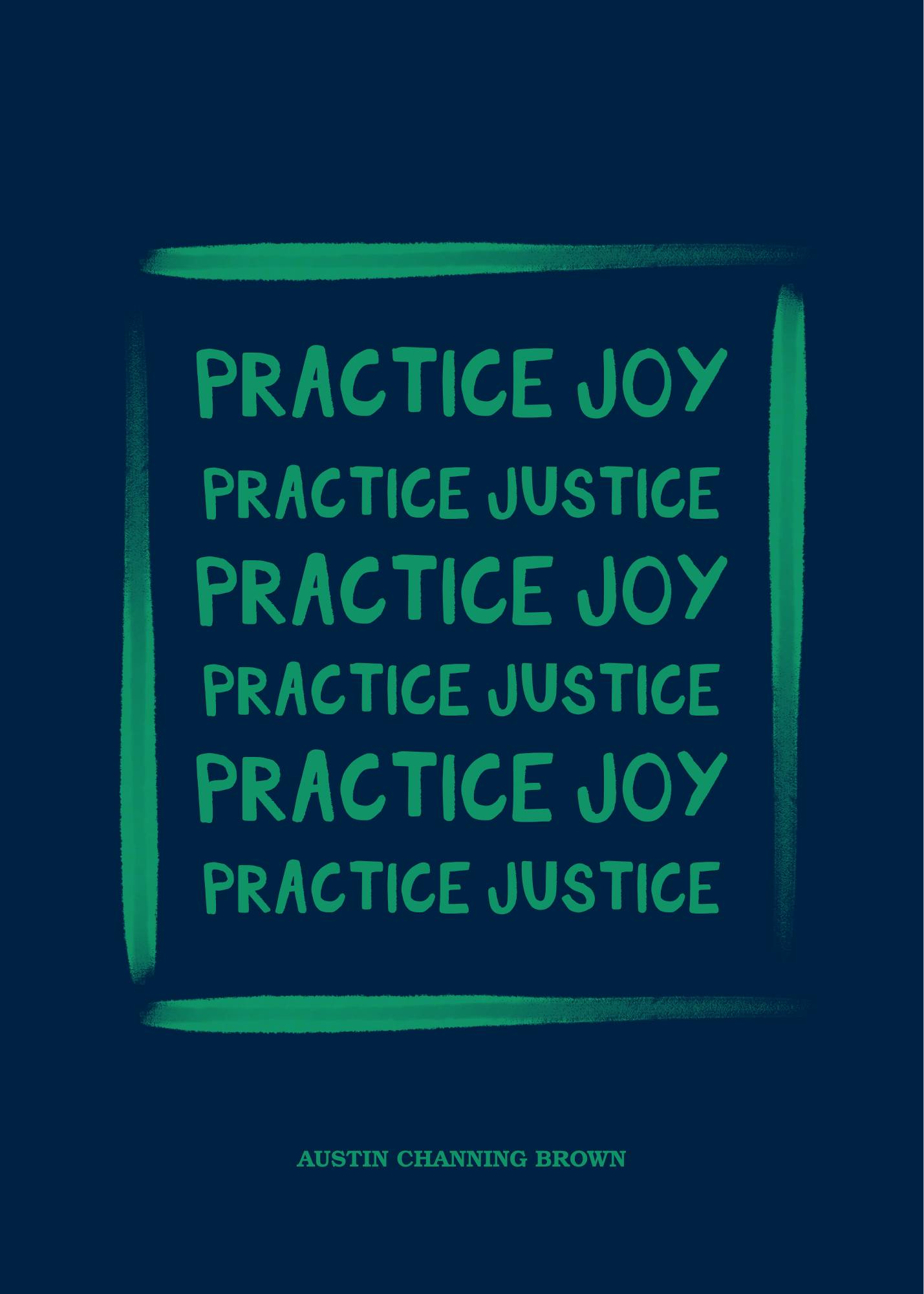 Joy and Justice Poster (dark)