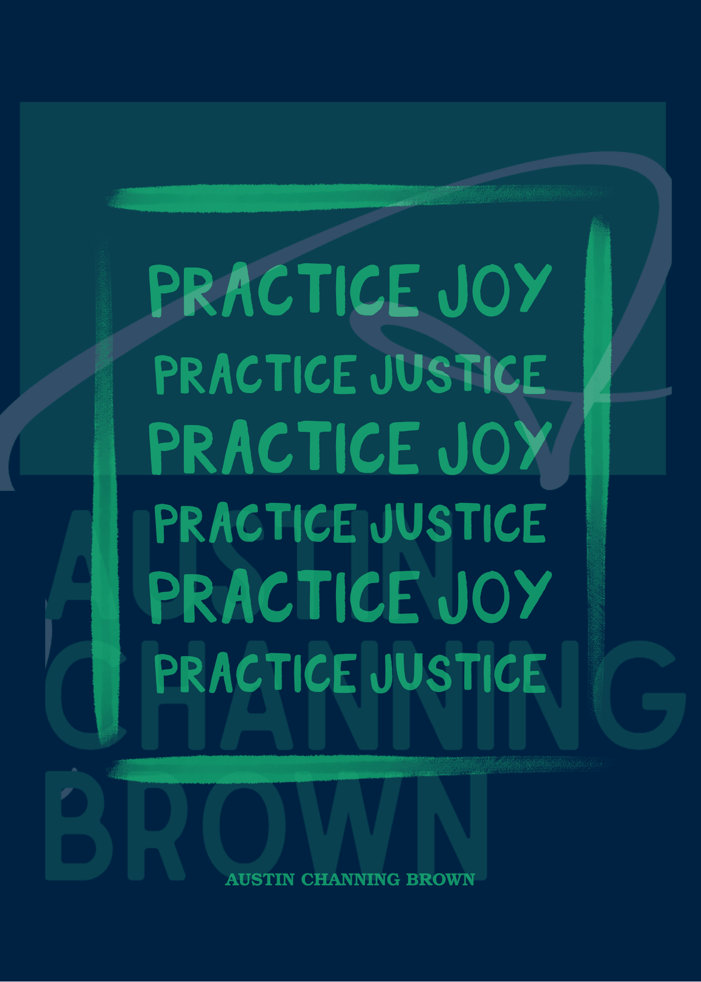 Joy and Justice Poster (dark)