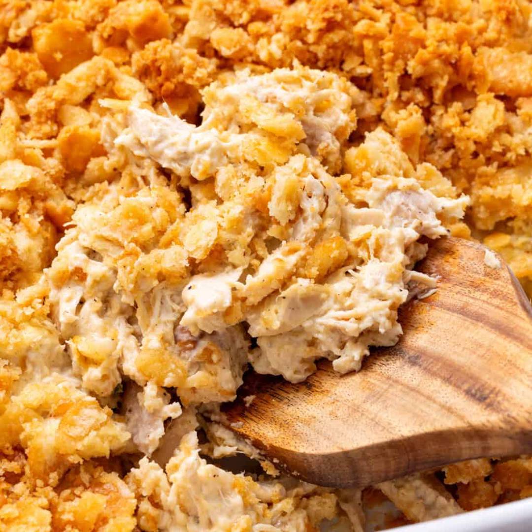 Ritz chicken casserole. 