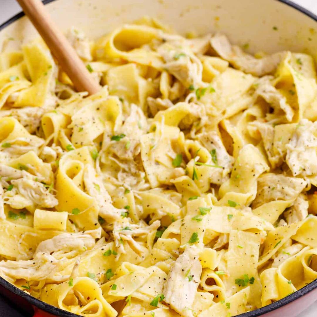 Stovetop Chicken and Noodles