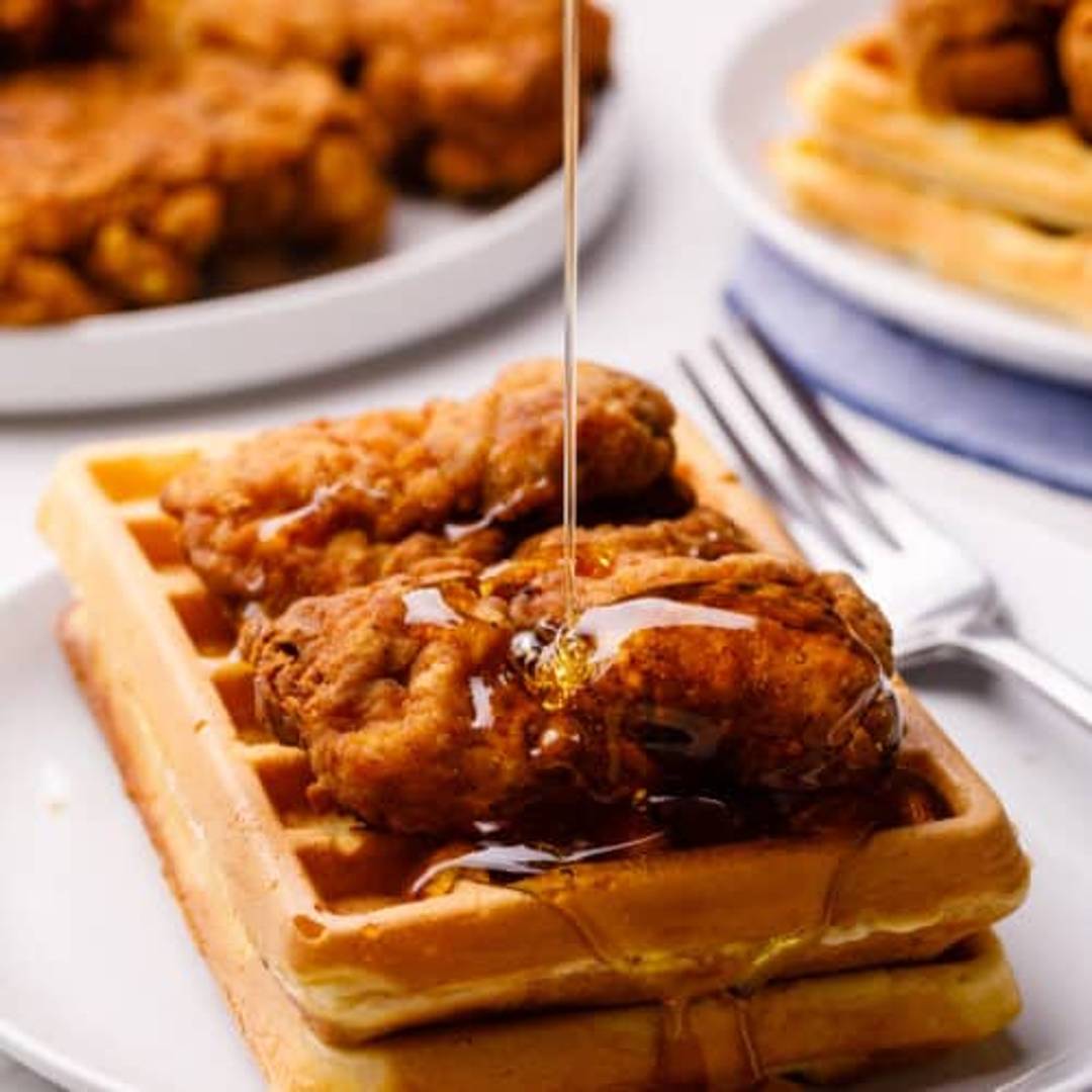 Chicken and waffles recipe. 