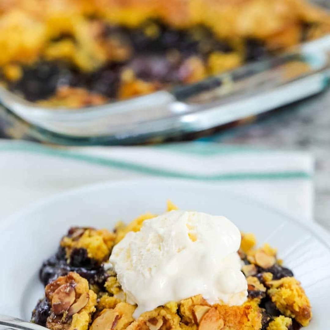 Blueberry Dump Cake.