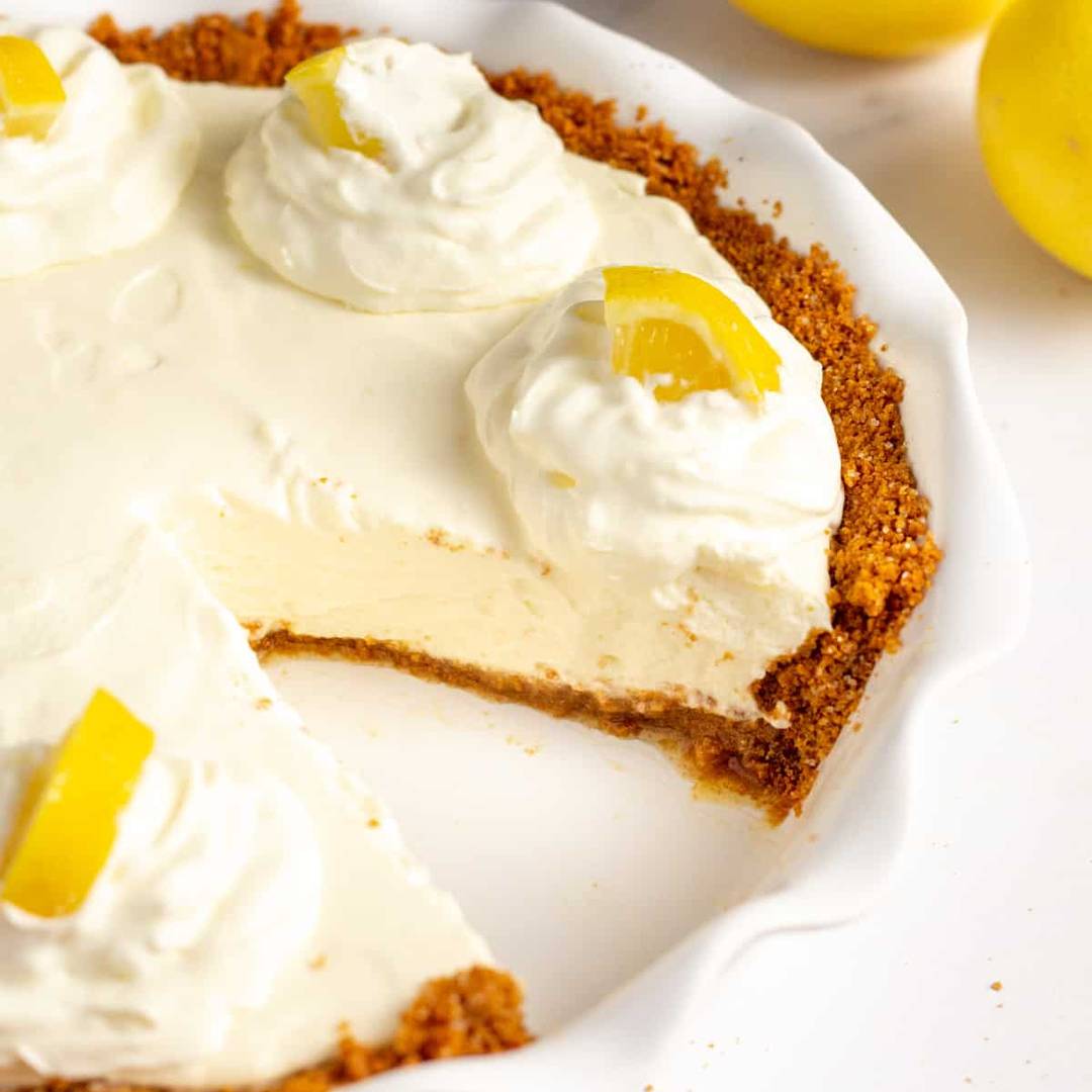 Lemon cream cheese pie