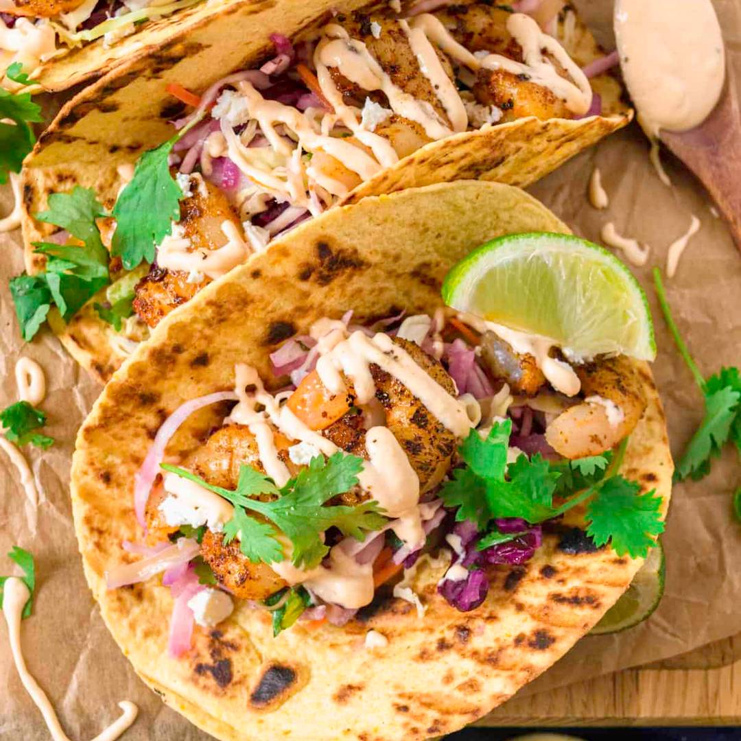 Grilled Shrimp tacos