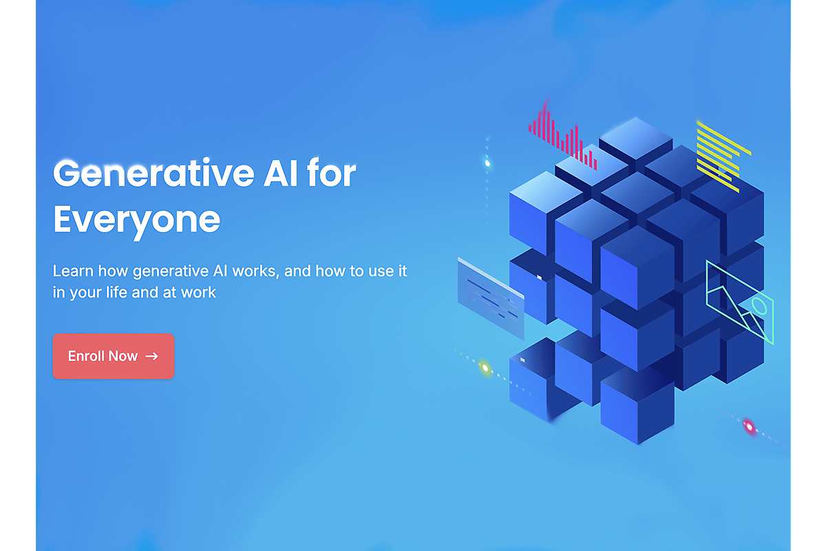 Landing page for Deep Learning Course