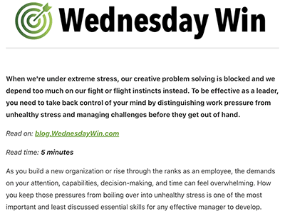 Preview of 4 June 2025, Wednesday Win weekly newsletter