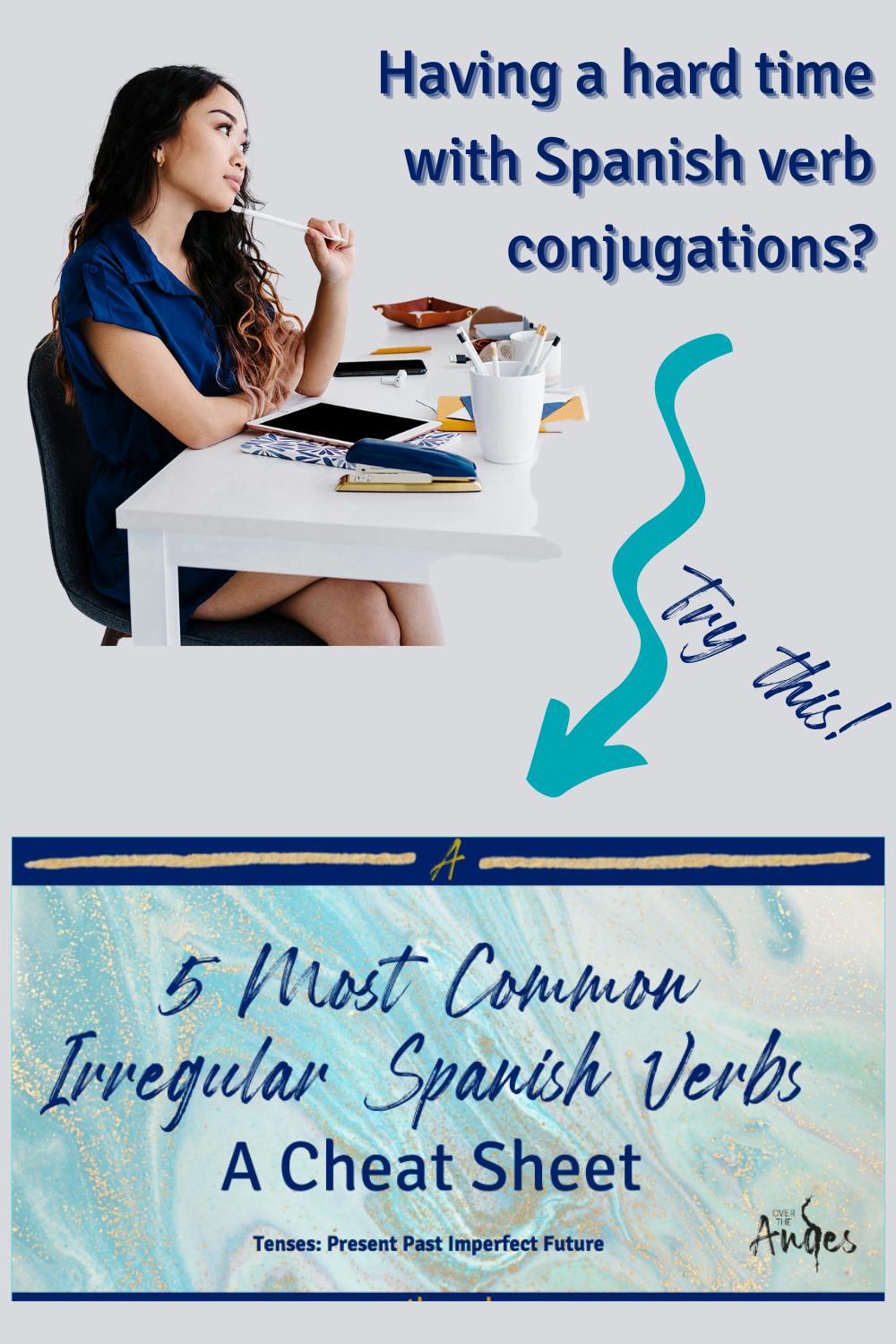 spanish verb conjugation cheat sheet
