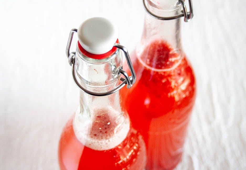 Raspberry Kombucha