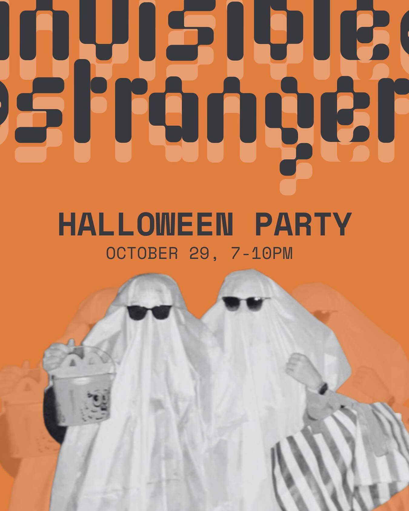 🎃 It’s Spooky Season! Let’s Party! 👻
Come hang with us for a chill Halloween night hosted by the Invisible Strangers.

We’ll have karaoke, mocktails for purchase, and  a costume contest and photo booth. Costumes are encouraged but not required.

🕸️ When: October 29th 7-10pm
🕯️ Where: Alternity right outside St. George station

#invisiblestrangers #toronto #torontoevents #thingstodointoronto