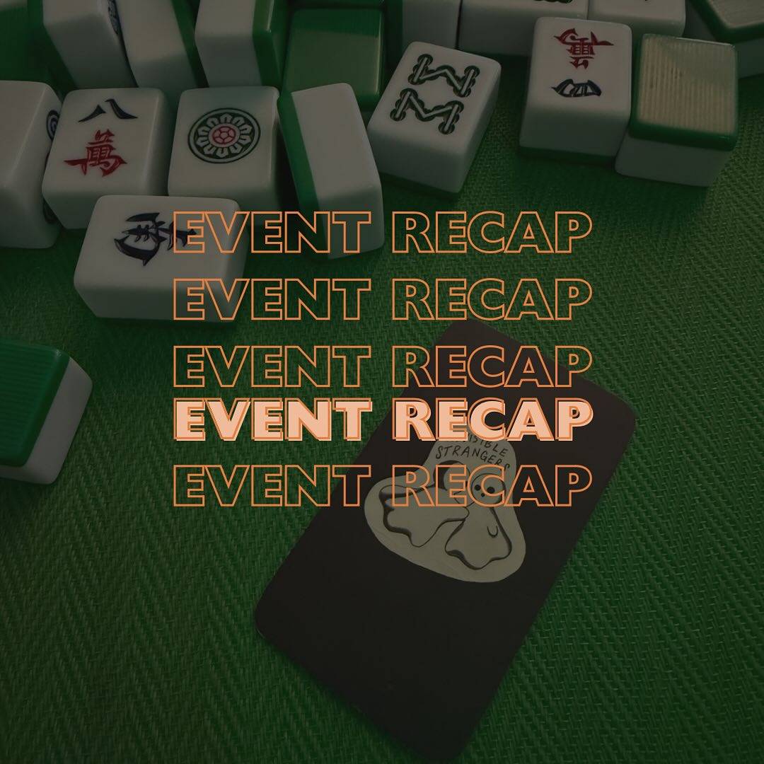 Thank you to @fourwindstoronto for collaborating with us on such a special mahjong event! Four winds has mahjong every Wednesday. If you enjoyed learning to play and want to continue follow them! 

We had banh mi, a little tour of the China Town Centre mall and checked out @gilesmonette art exhibition, played our games to eliminate small talk!

It was so nice to meet you  and play mahjong! 🀄️ 

Thank you to Hannia and Connor for teaching, planning and providing the experience for the strangers! 👻
