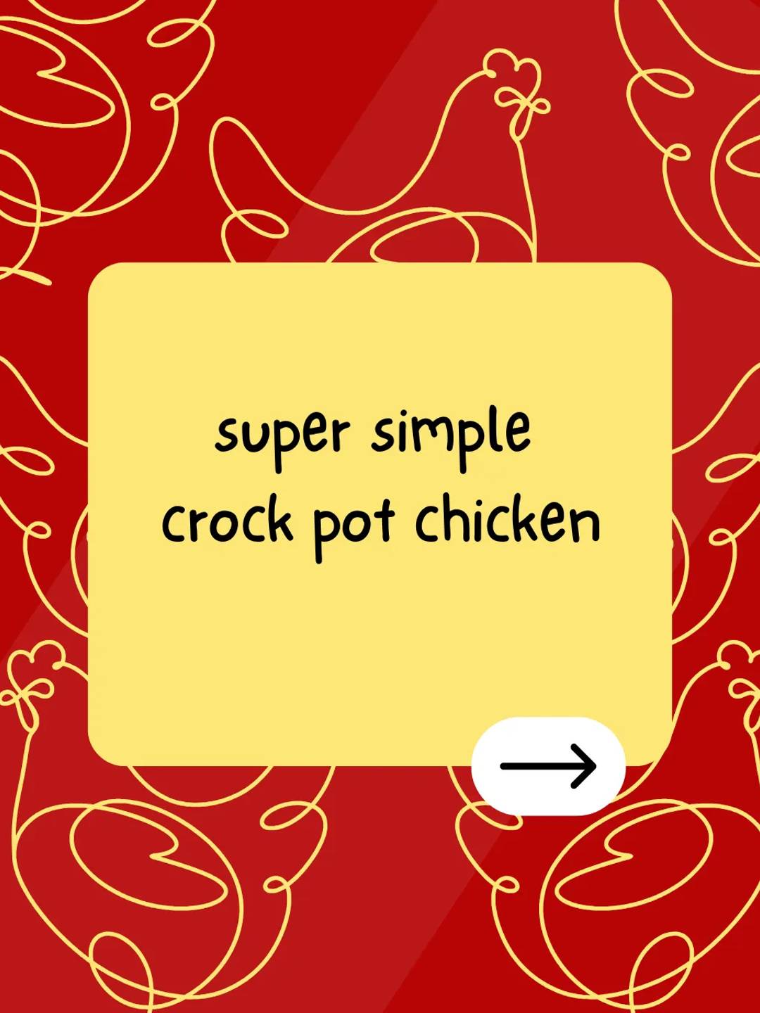 super simple crock pot chicken