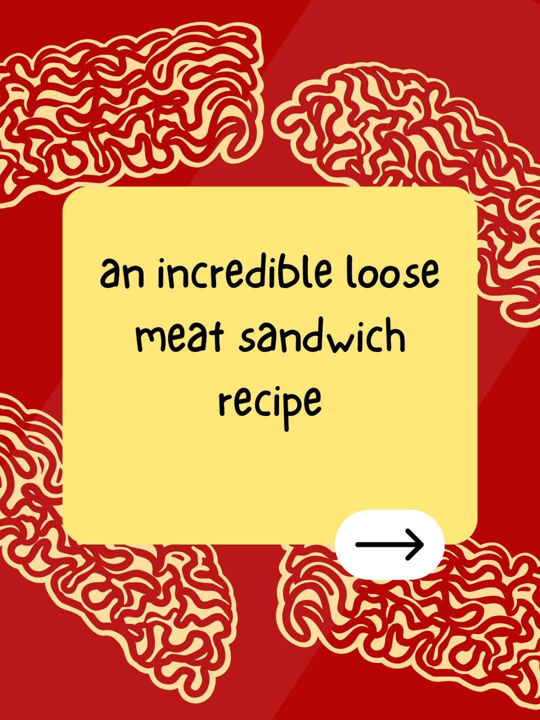 an incredible loose meat sandwich