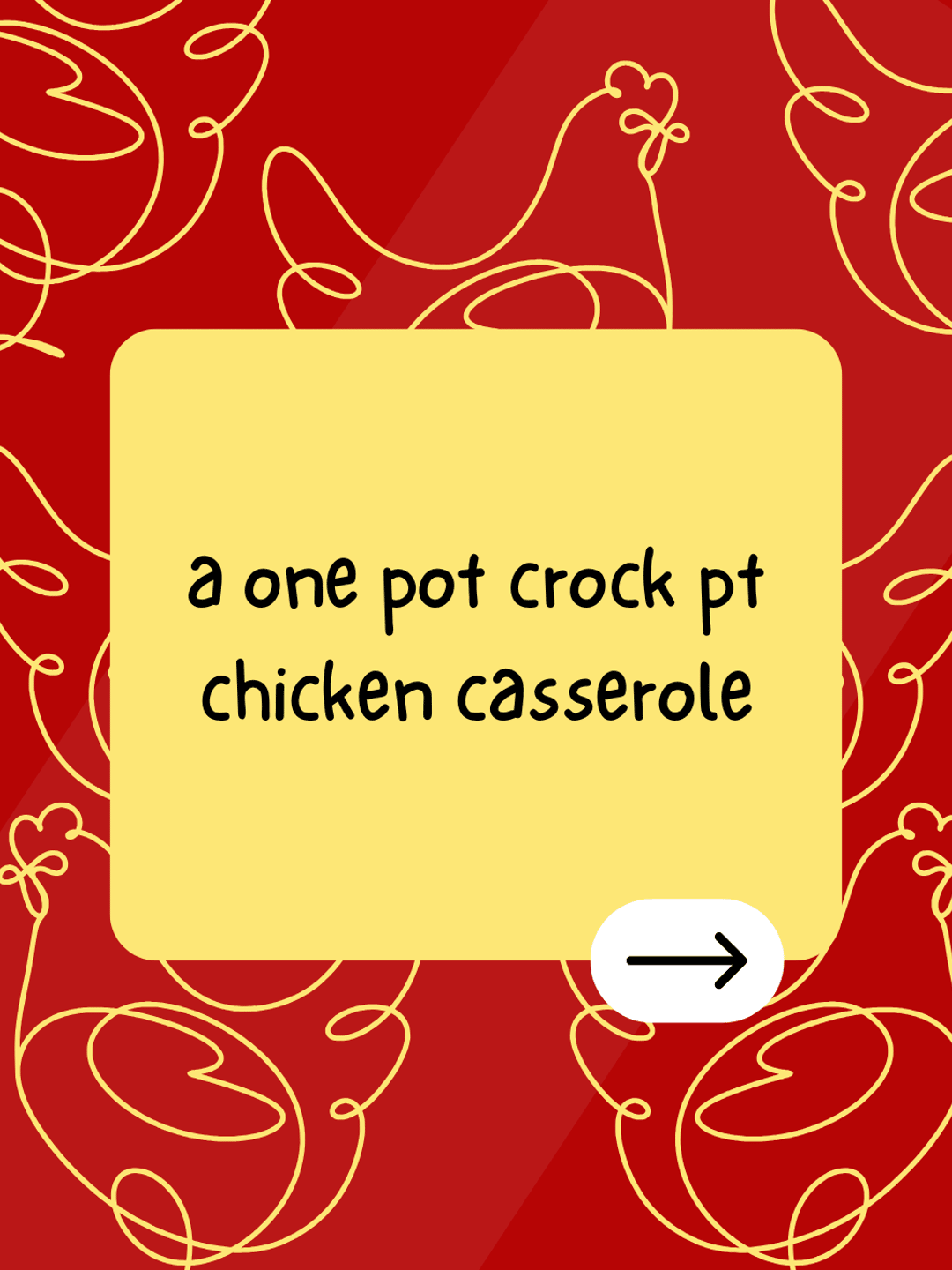a one pot crock pot chicken casserole