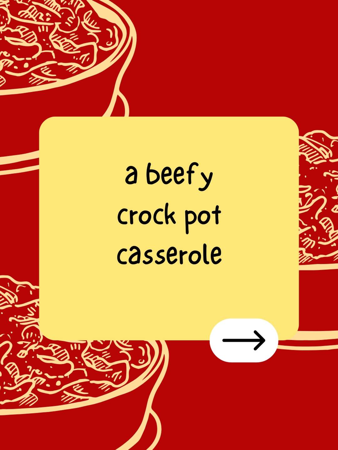 a beefy crock pot casserole