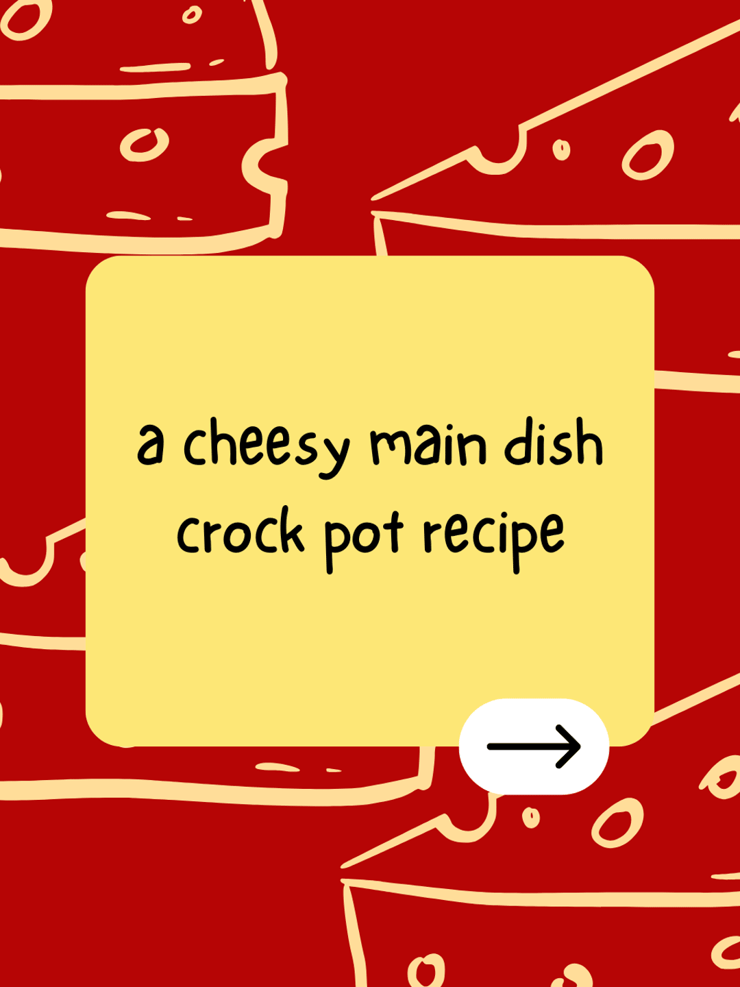 cheesy main dish crock pot recipe 