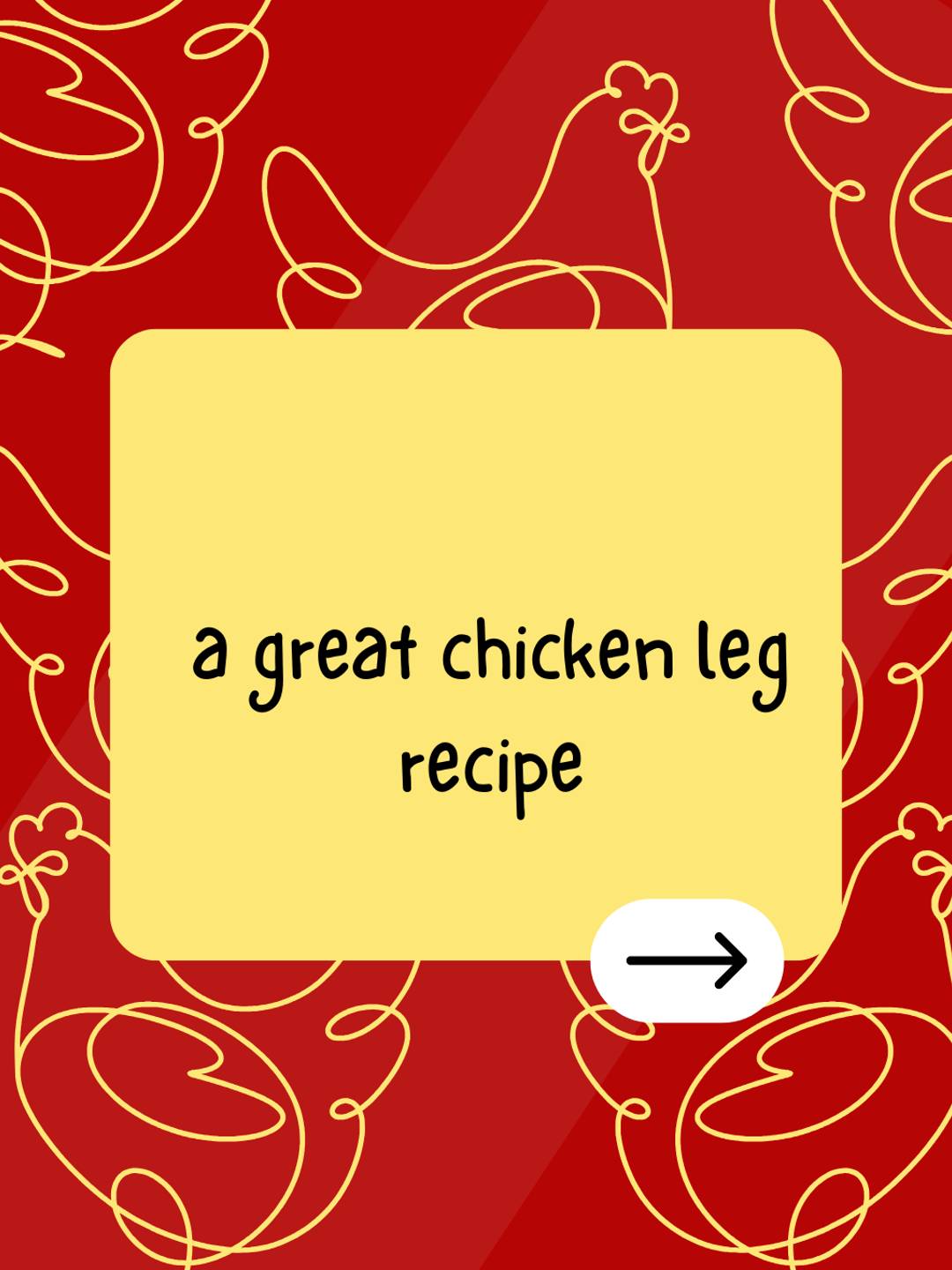 a great chicken leg recipe
