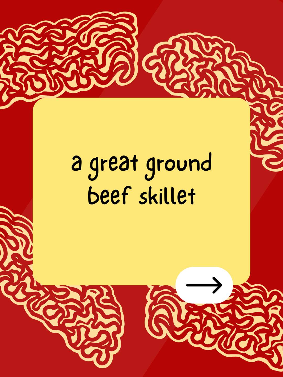 a great ground beef skillet
