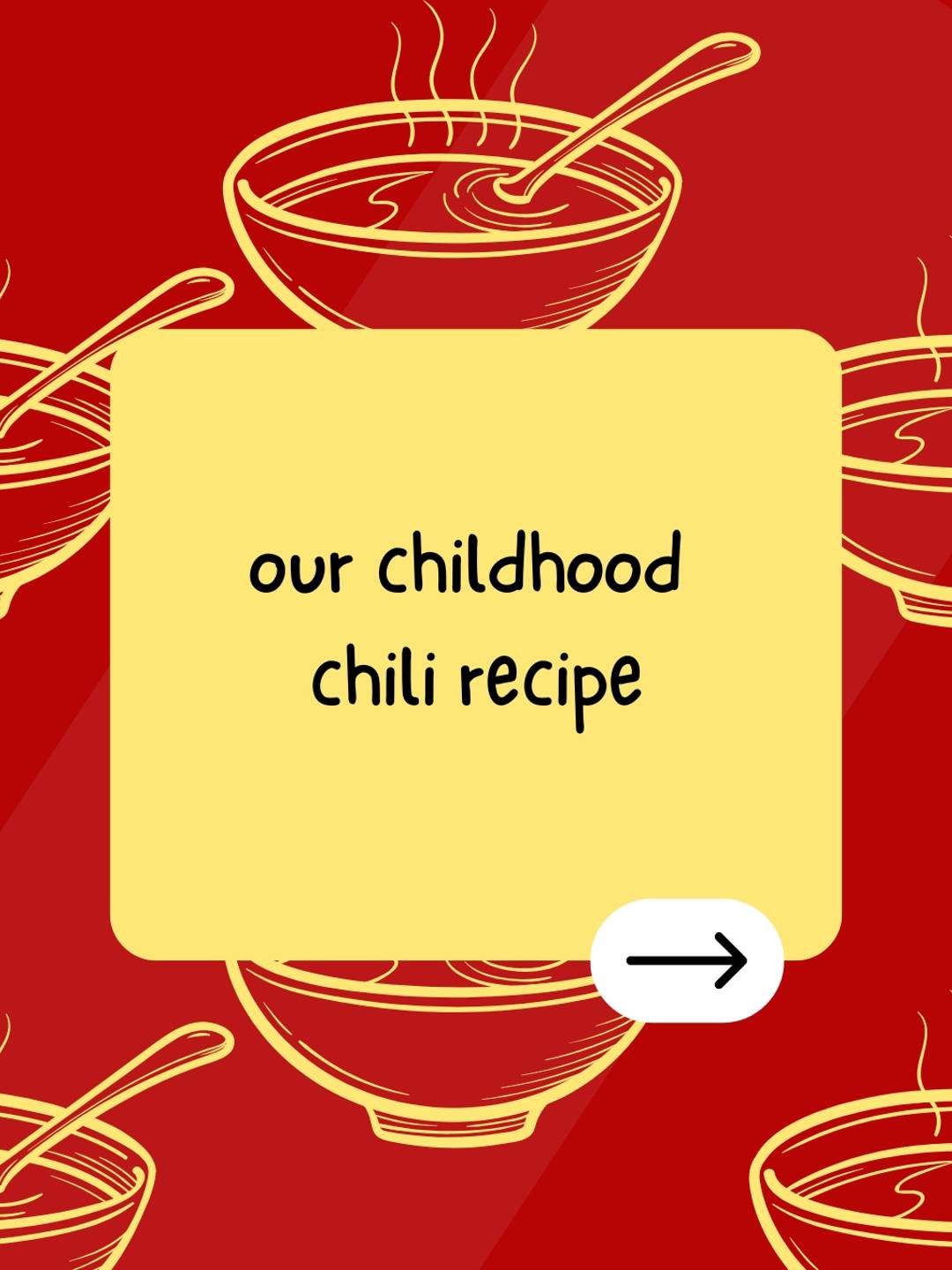our childhood chili recipe