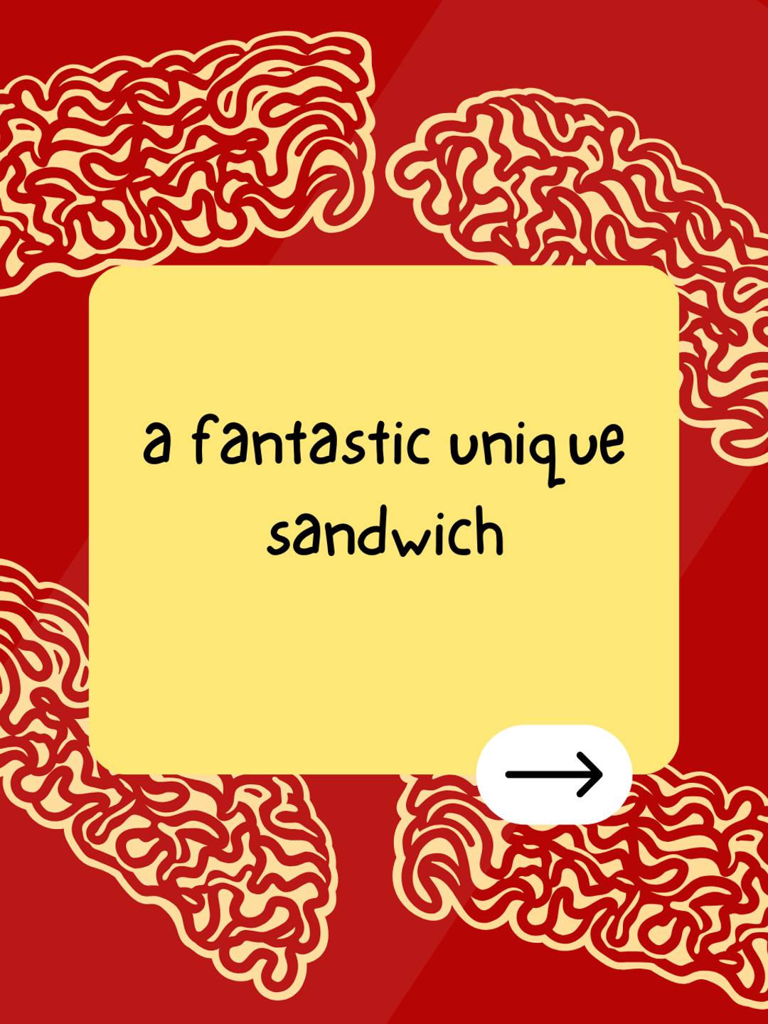 a fantastic unique sandwich