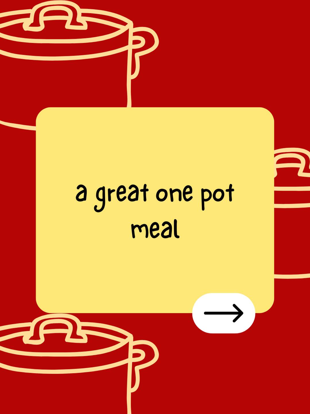 a great one pot meal