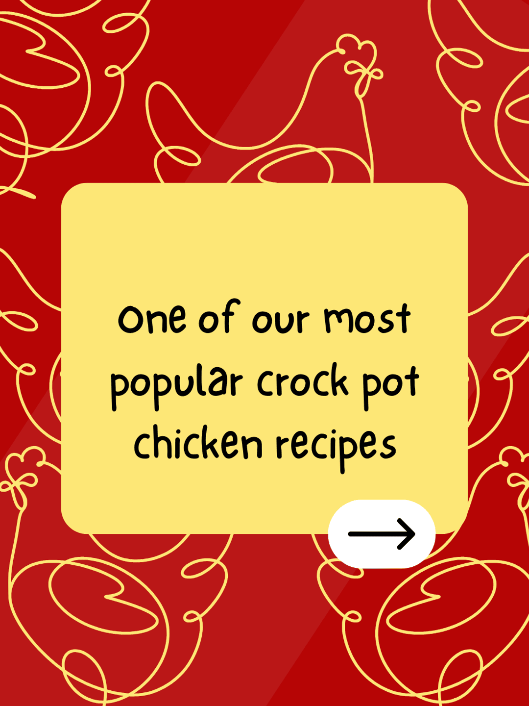 One of our most popular crock pot chicken recipes
