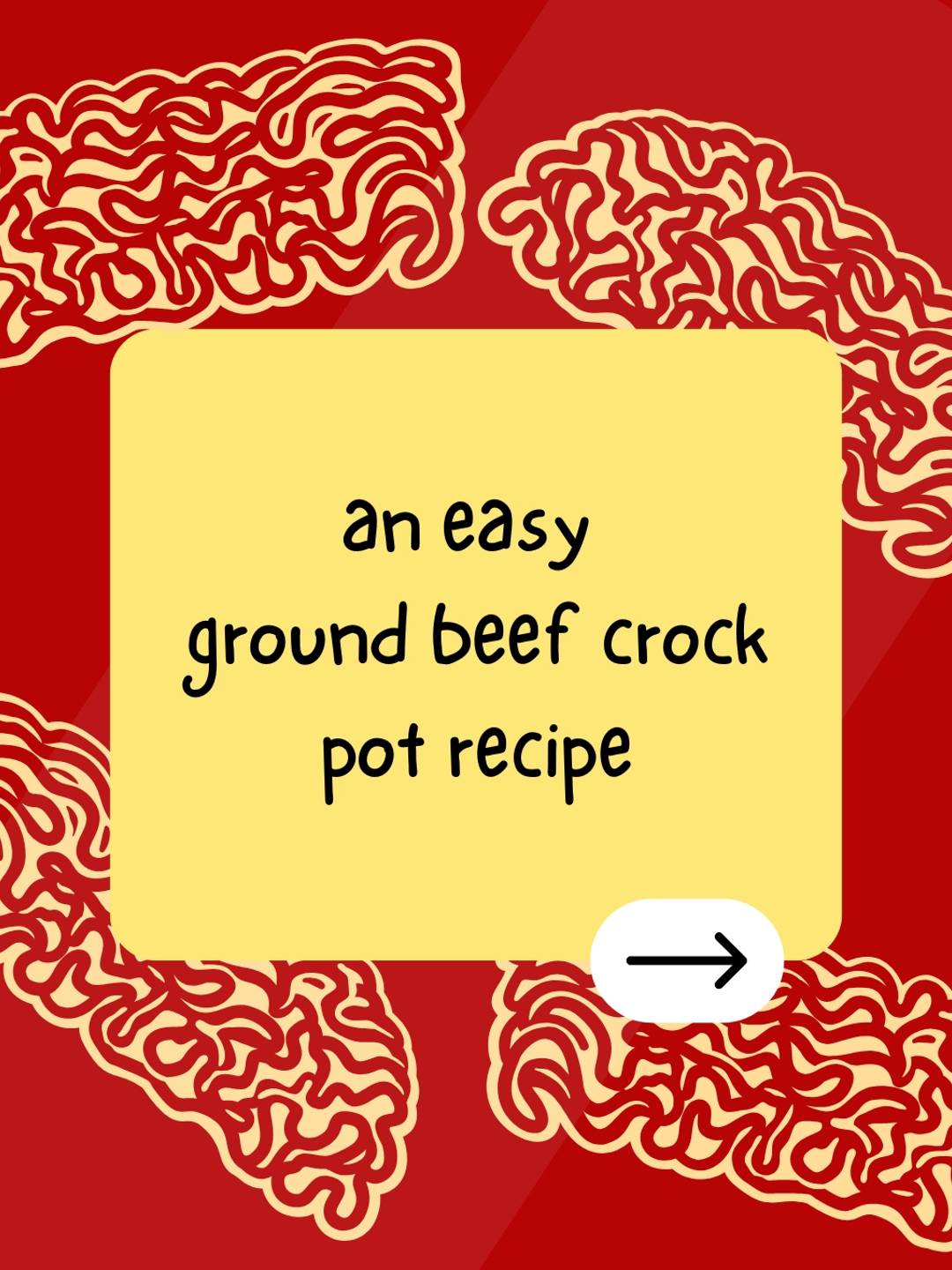 an easy ground beef crock pot recipe