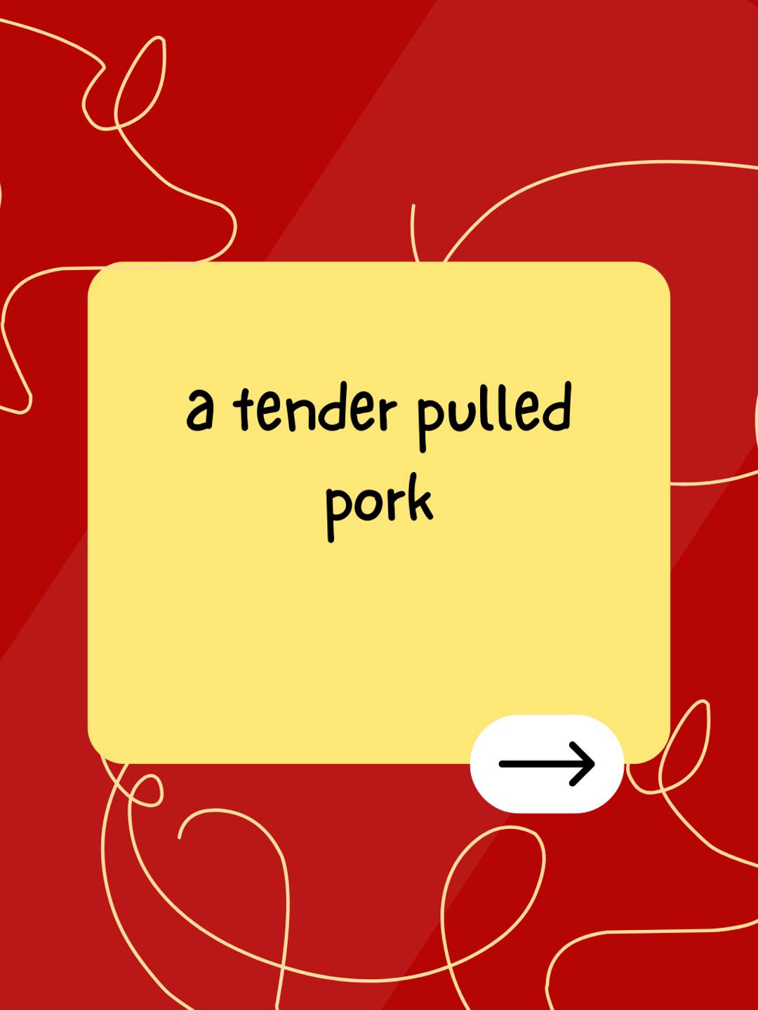 a tender pulled pork