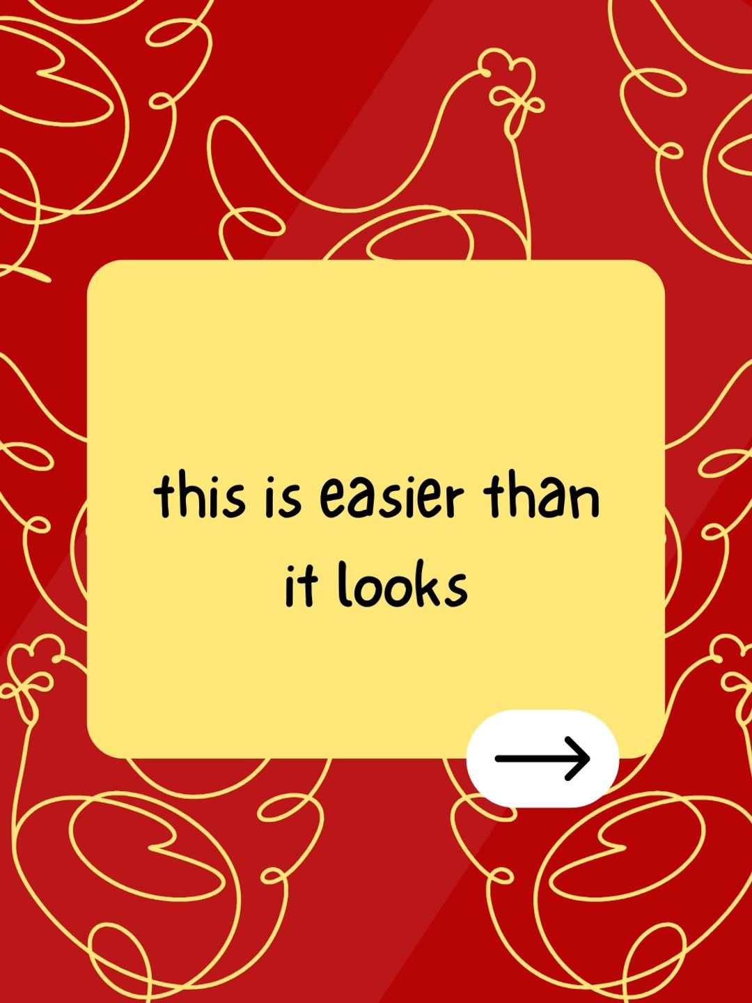 this is easier than it looks