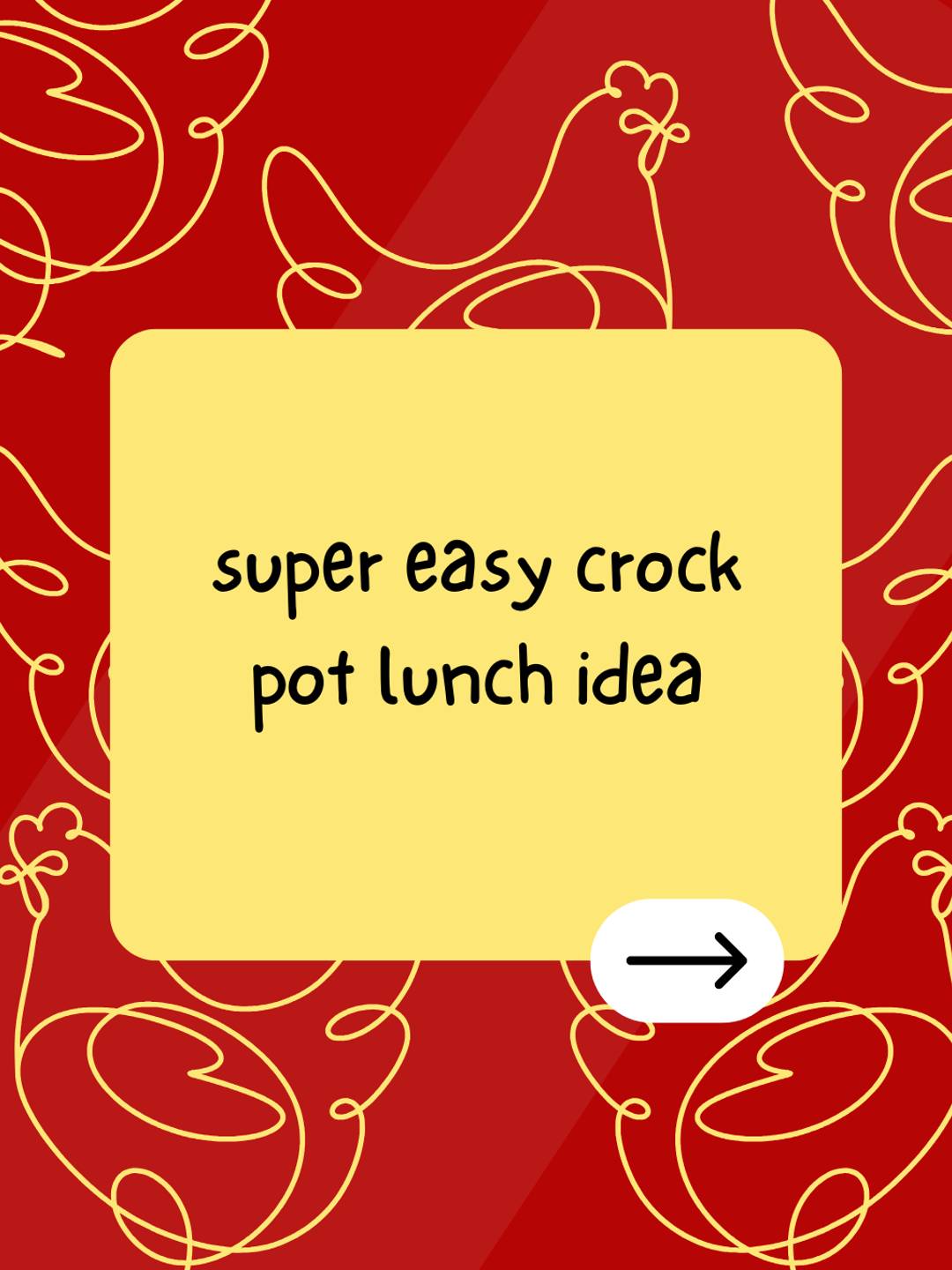 super easy crock pot lunch idea