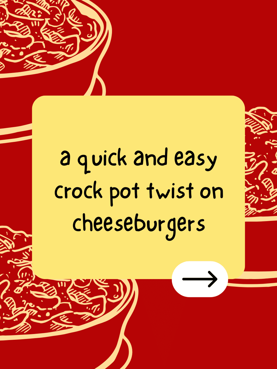 a quick and easy crock pot twist on cheeseburgers
