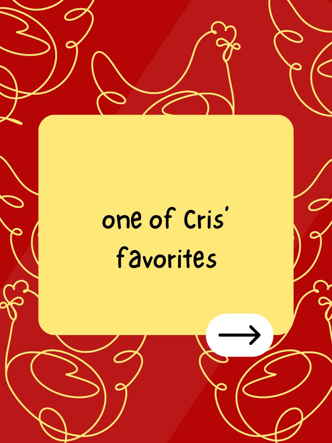 one of Cris' favorites